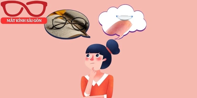 Có Nên Đeo Kính Áp Tròng Thay Kính Cận